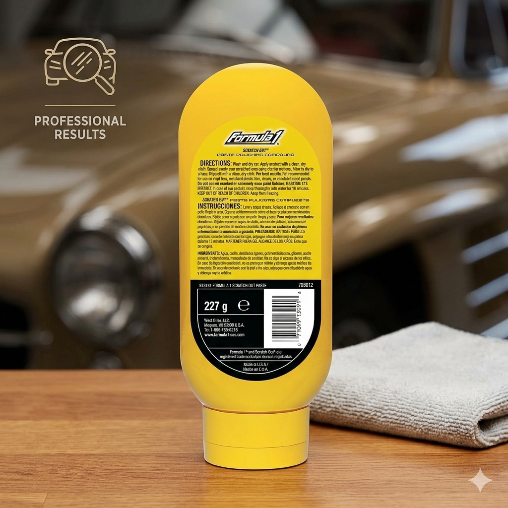 FORMULA 1 SCRATCHOUT-COMPOUND PASTE & SCRATCH REMOVER-USA - Image 3