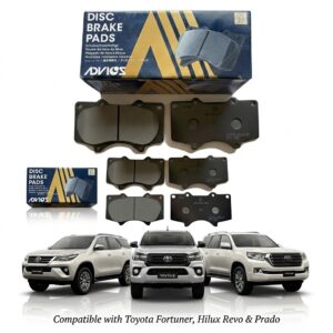 FRONT BRAKE PADS FOR FORTUNER/PRADO/REVO-ADVICS JAPAN