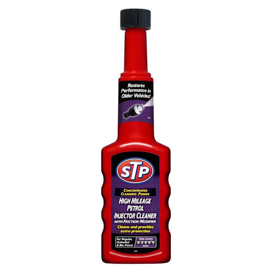 STP HIGH MILEAGE PETROL INJECTOR CLEANER 200ML