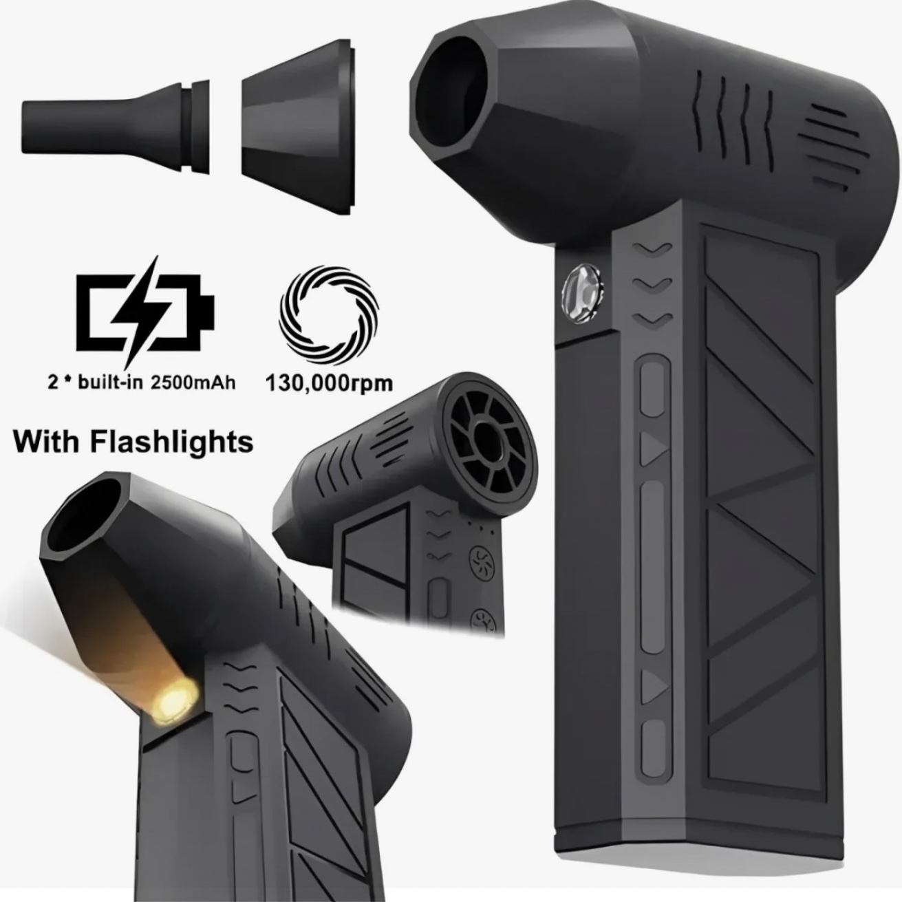 MINI JET BLOWER FAN RECHARGEABLE & PORTABLE-130,000 RPM - Image 2