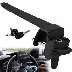 CAR STEERING LOCK UNIVERSAL-LEATHER