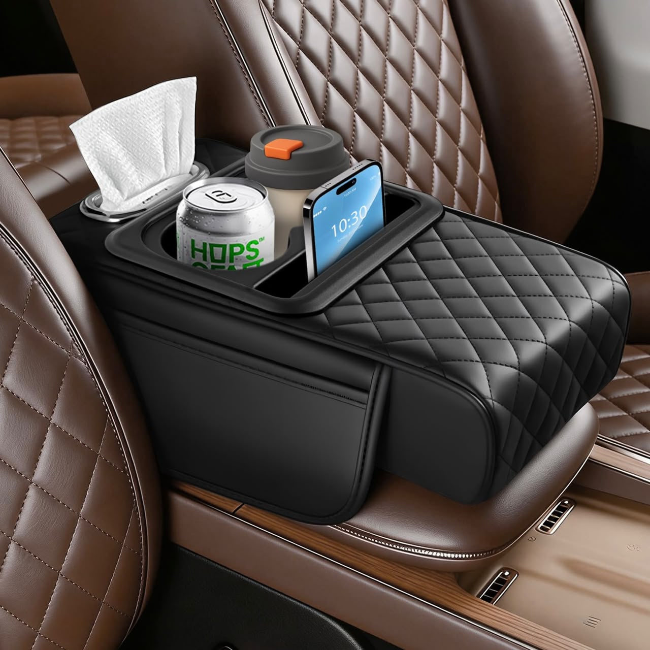5IN1 MULTIFUNCTIONAL ARM REST WITH STORAGE POCKETS-UNIVERSAL - Image 2