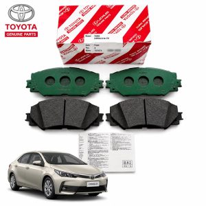 FRONT BRAKE PADS FOR TOYOTA COROLLA ALTIS 1.6L & 1.8L (2014-2026)-GENUINE