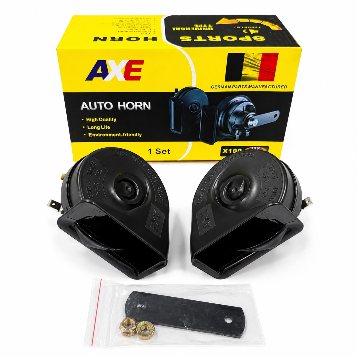 AXE SPORTS POWER HORNS X100-GENUINE