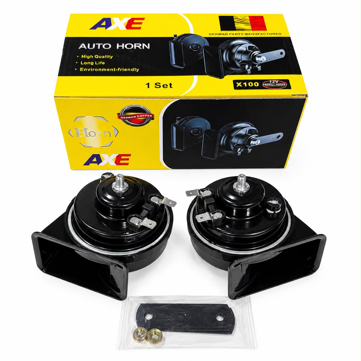 AXE SPORTS POWER HORNS X100-GENUINE - Image 2