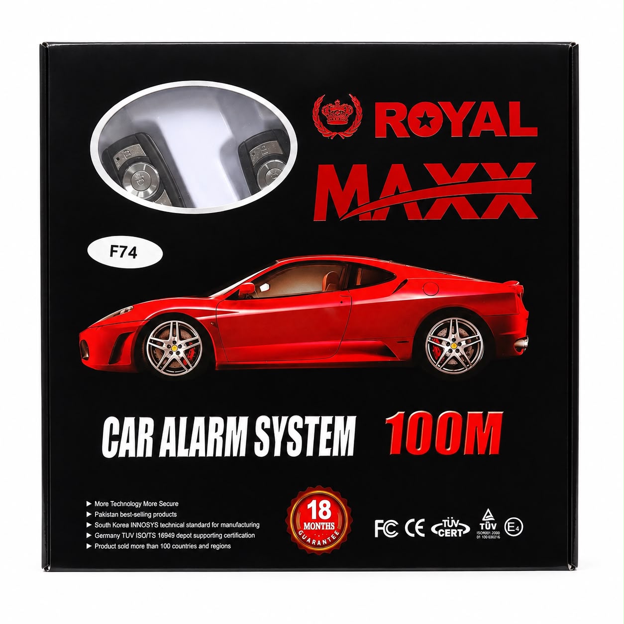 ROYAL MAXX FULL KIT CAR ALARM SYSTEM F74 - Image 2