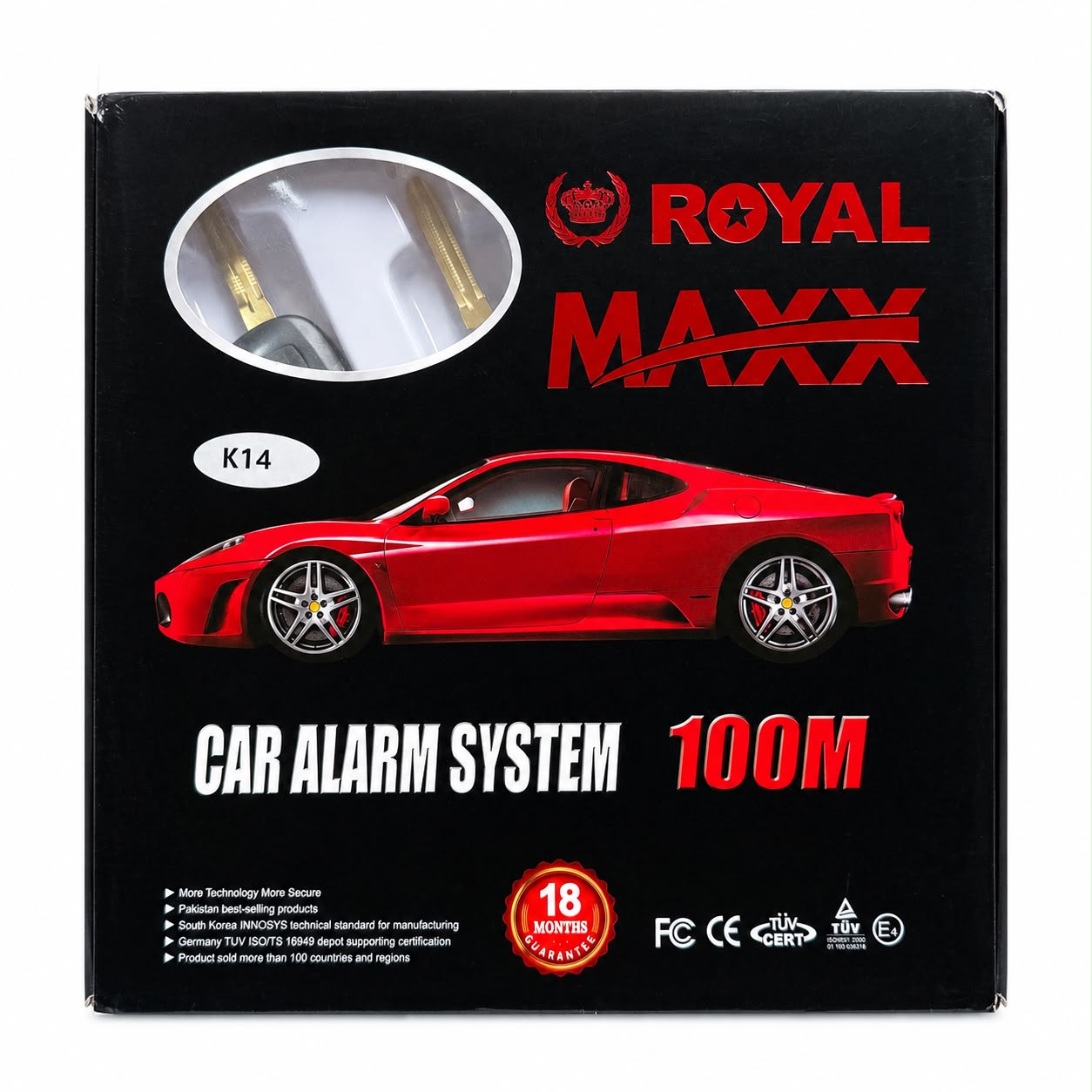 ROYAL MAXX FULL KIT CAR ALARM SYSTEM K14 - Image 2