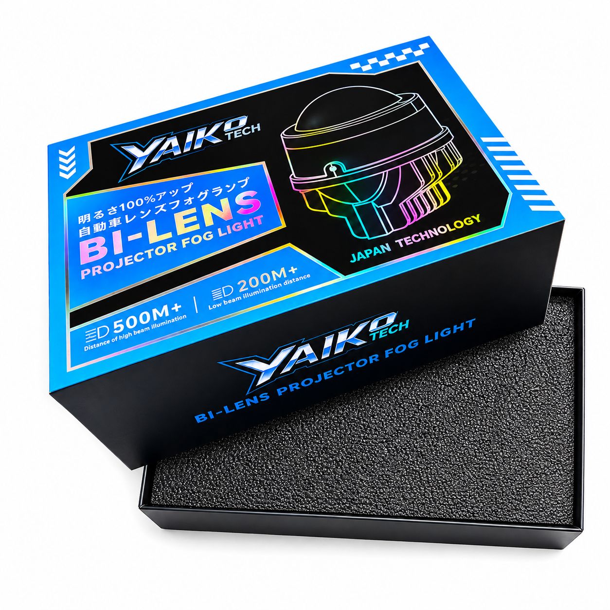 YAIKO TECH BI-LENS PROJECTOR LED FOG LAMPS FOR TOYOTA YARIS HATCHBACK (2021-ON)-3 IN 1 COLOR - Image 6