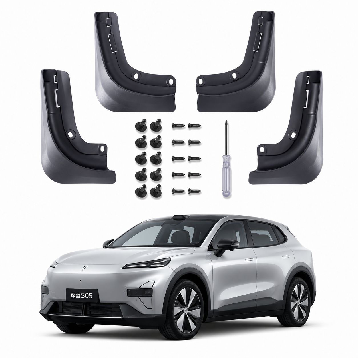 MUD FLAPS FOR DEEPAL SO5 (2025-ON)-OEM QUALITY