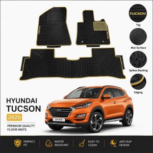 LATEX RUBBER MATS FOR HYUNDAI TUCSON (2020-2025)