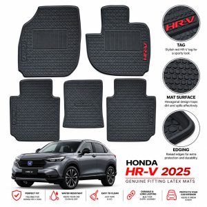 LATEX RUBBER MATS FOR HONDA HRV (2022-ON)