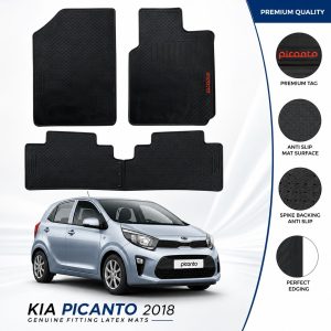 LATEX RUBBER MATS FOR KIA PICANTO (2019-2026)