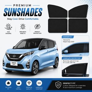 PREMIUM SUNSHADES FOR NISSAN DAYZ (2020-ON)-FOLDABLE