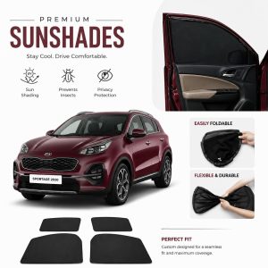 PREMIUM SUNSHADES FOR KIA SPORTAGE (2019-2025)-FOLDABLE