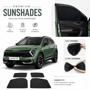 PREMIUM SUNSHADES FOR KIA SPORTAGE (2025-ON)-FOLDABLE